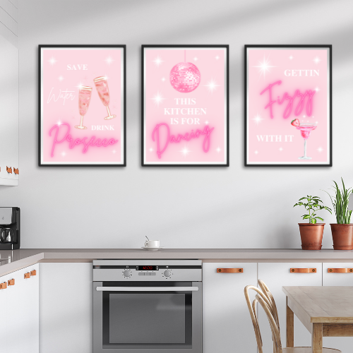 This Kitchen Is For Dancing Print Kitchen Humour Art Poster Art A5 A4 A3