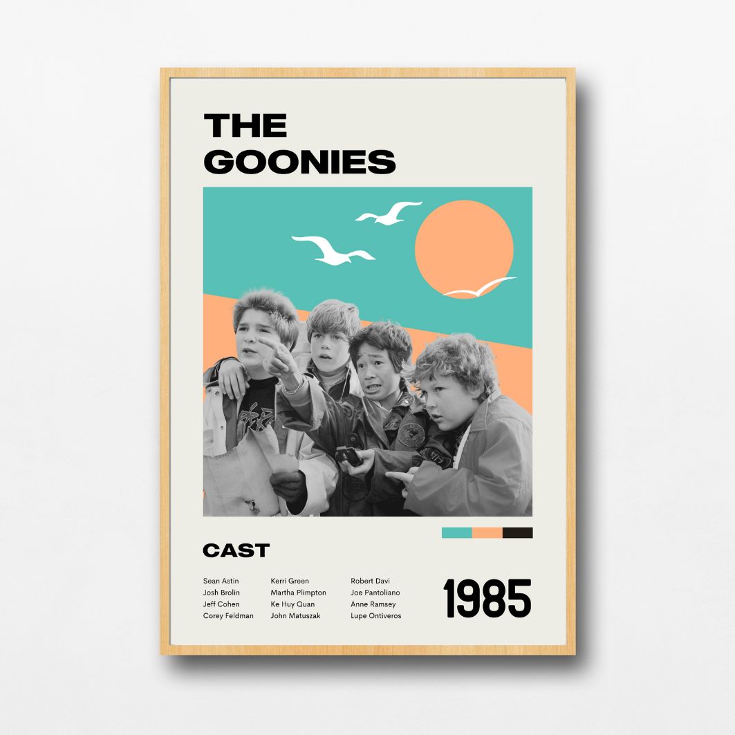 The Goonies Minimalist Movie Art Poster Unframed A5 A4 A3