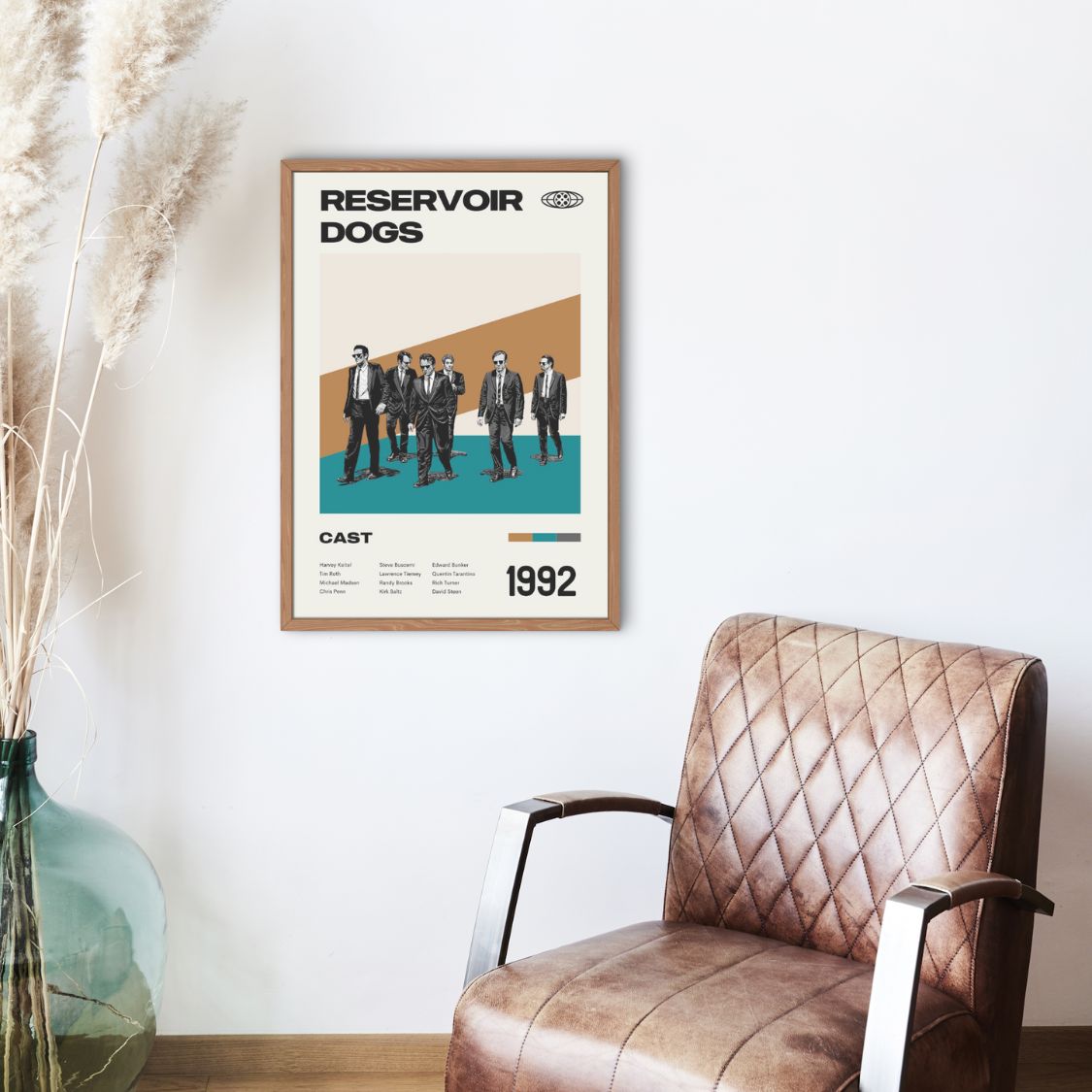 Reservoir Dogs 1992 Mid-Century Minimalist Movie Art Poster Unframed A5 A4 A3