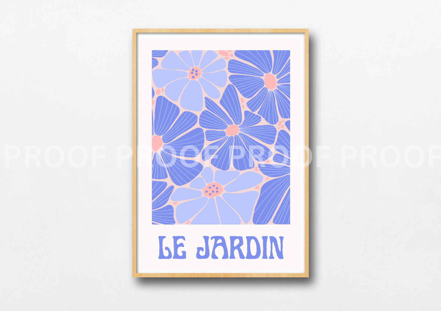 French Prints Modern Wall Art Floral Nature Print Poster A5 A4 A3