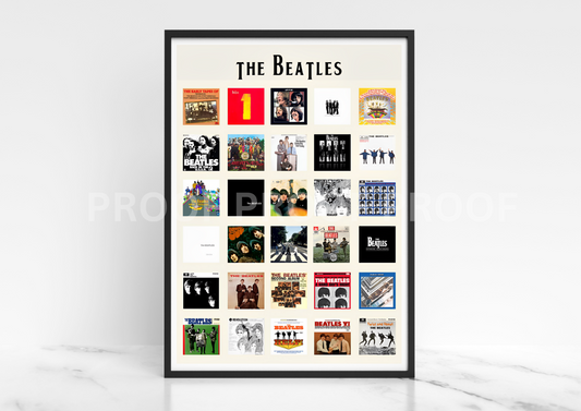 The Beatles Albums / Music Legend / Music Poster / John Lennon