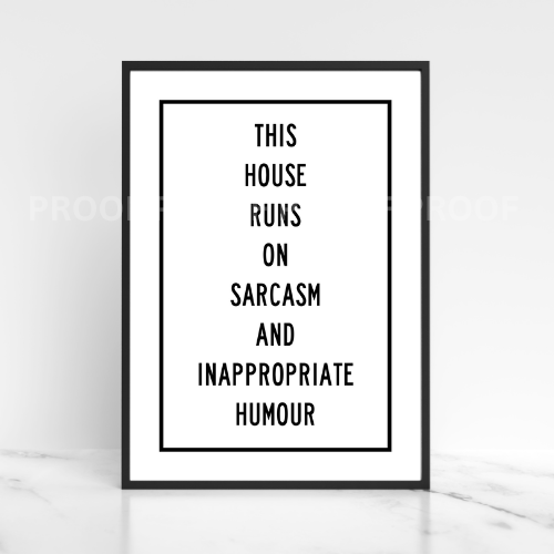 I'm Sorry For What I Said When I was Hangry Funny Poster Art Quote A5 A4 A3