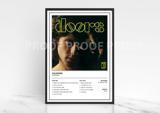 The Doors Album Cover Poster / Music Poster