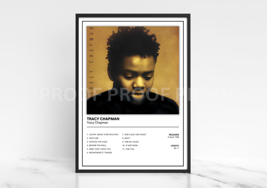 Tracy Chapman Album Single Cover Poster / Music Gift