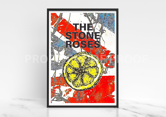 Stone Roses Poster  / Ian Brown Poster / Music Legend / Music Poster