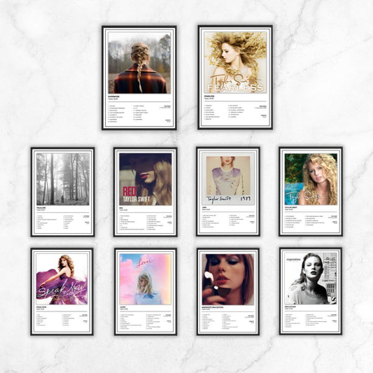 Taylor Swift Album Cover Poster A5 A4 A3