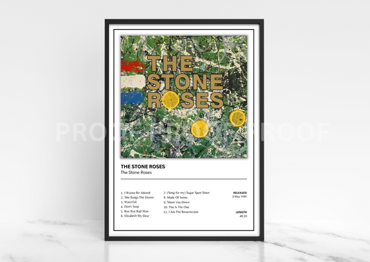 Stone Roses Fools Gold  / Ian Brown Poster / Music Legend / Music Poster /