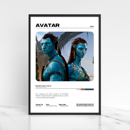 Avatar 2009 Movie Poster A5 A4 A3 Unframed