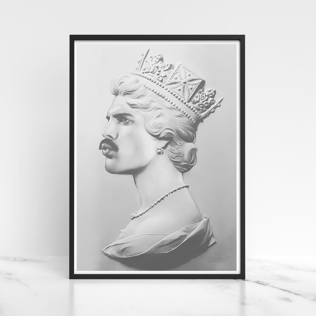 Queen Poster / Freddie Mercury Poster / Music Legend / Music Poster / A3 A4 A5